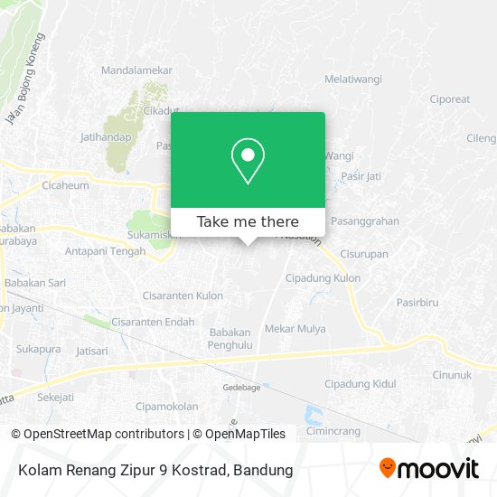 Kolam Renang Zipur 9 Kostrad map