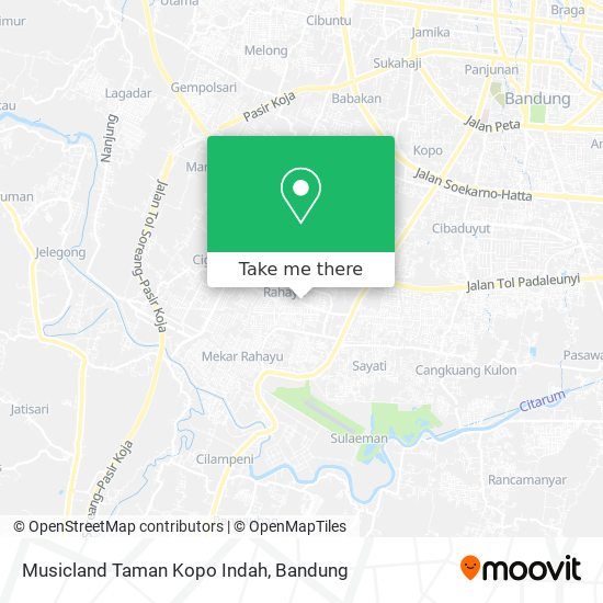 Musicland Taman Kopo Indah map