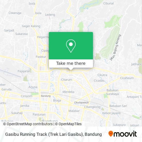 Gasibu Running Track (Trek Lari Gasibu) map