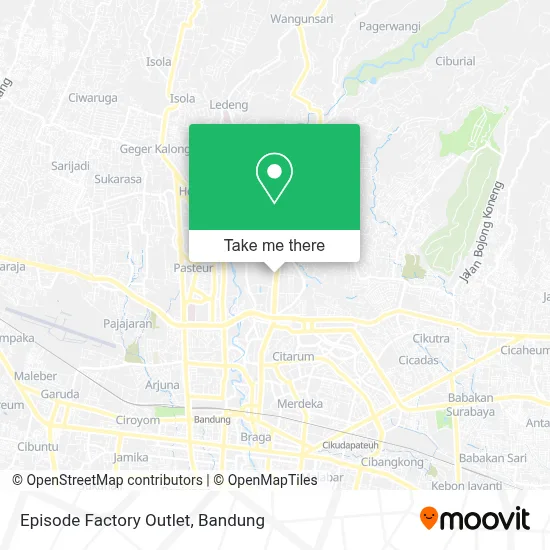 Episode Factory Outlet map