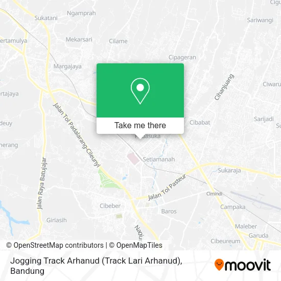 Jogging Track Arhanud (Track Lari Arhanud) map