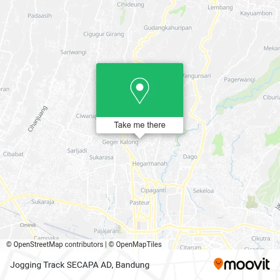 Jogging Track SECAPA AD map