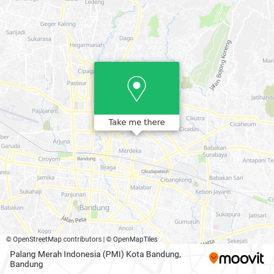 Palang Merah Indonesia (PMI) Kota Bandung map
