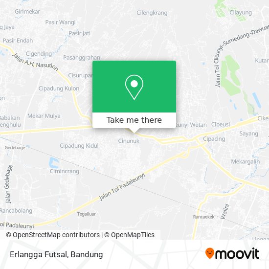 Erlangga Futsal map