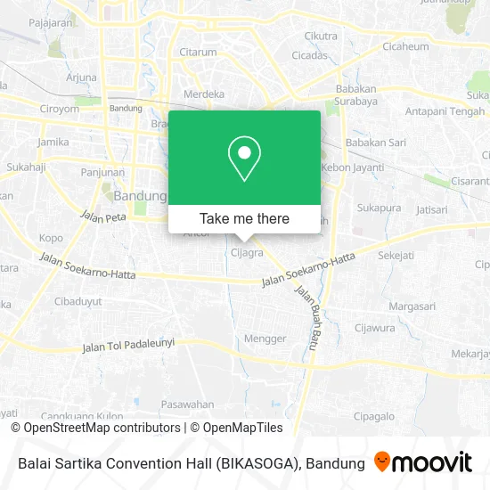 Balai Sartika Convention Hall (BIKASOGA) map