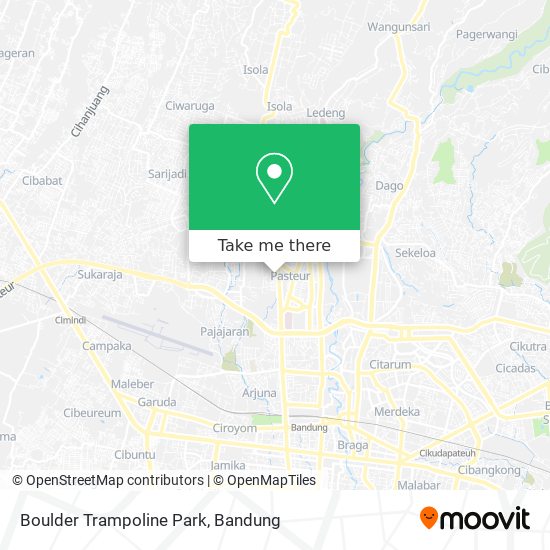 Boulder Trampoline Park map