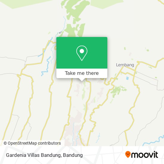 Gardenia Villas Bandung map