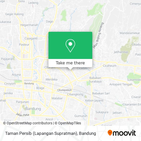 Taman Persib (Lapangan Supratman) map