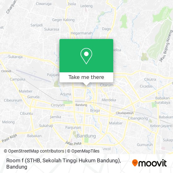 Room f (STHB, Sekolah Tinggi Hukum Bandung) map