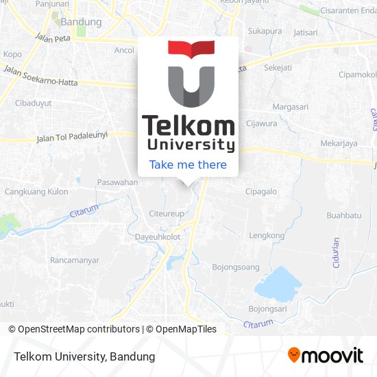 Telkom University map