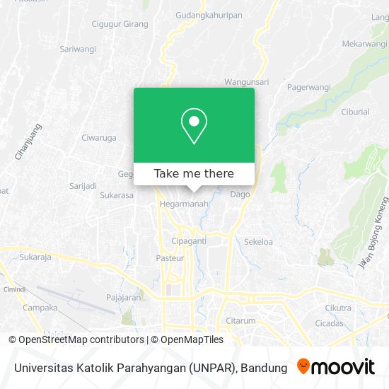Universitas Katolik Parahyangan (UNPAR) map