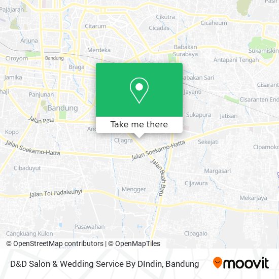 D&D Salon & Wedding Service By DIndin map