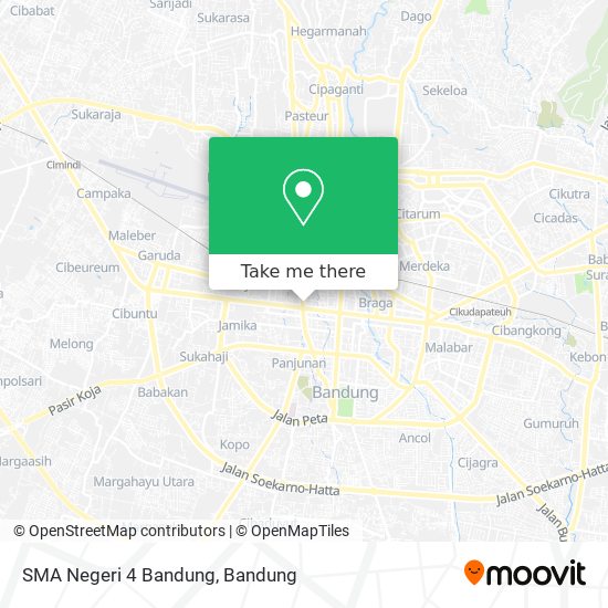 SMA Negeri 4 Bandung map