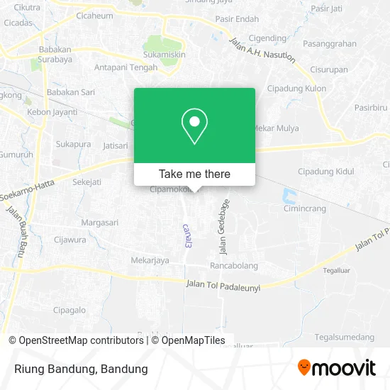 Riung Bandung map