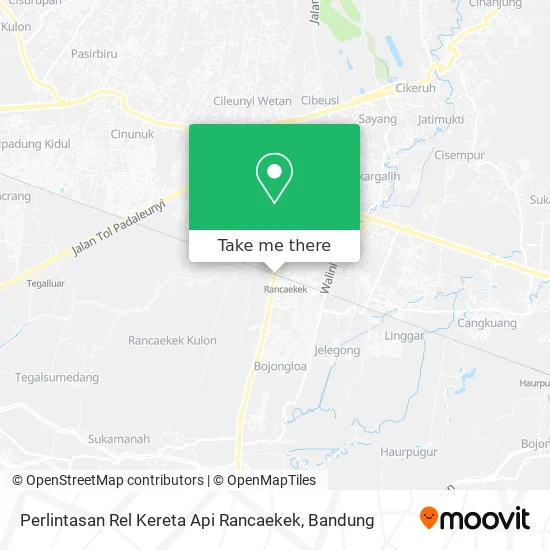 Perlintasan Rel Kereta Api Rancaekek map