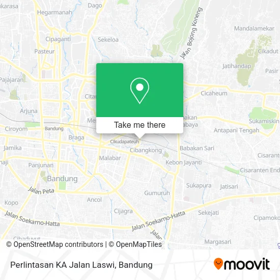 Perlintasan KA Jalan Laswi map