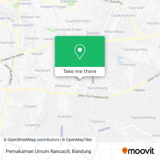 Pemakaman Umum Rancacili map