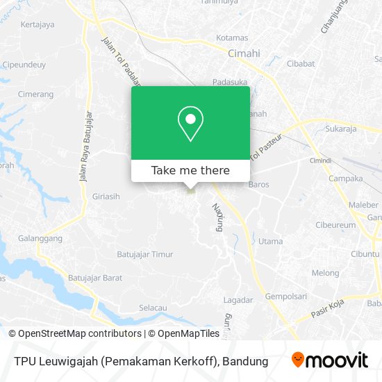 TPU Leuwigajah (Pemakaman Kerkoff) map