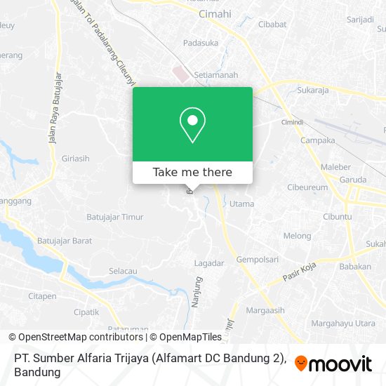 PT. Sumber Alfaria Trijaya (Alfamart DC Bandung 2) map