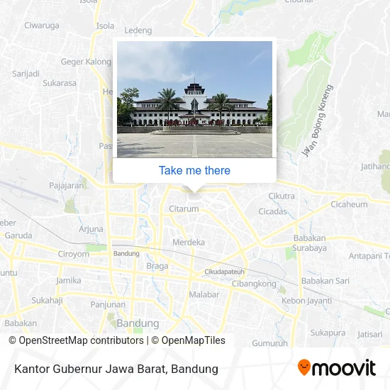 Kantor Gubernur Jawa Barat map