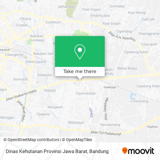 Dinas Kehutanan Provinsi Jawa Barat map