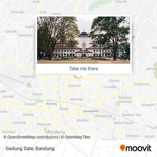 Gedung Sate map