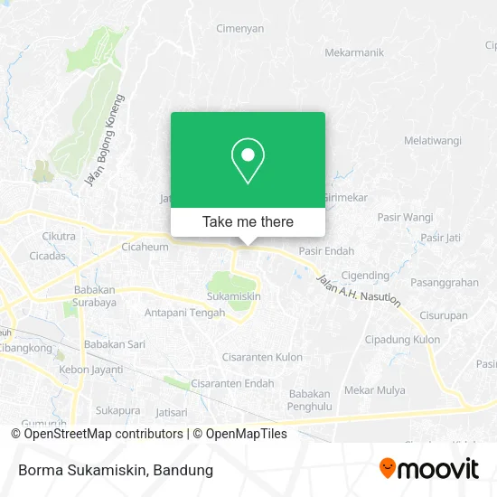 Borma Sukamiskin map