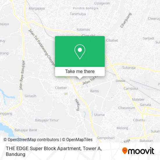 THE EDGE Super Block Apartment, Tower A map