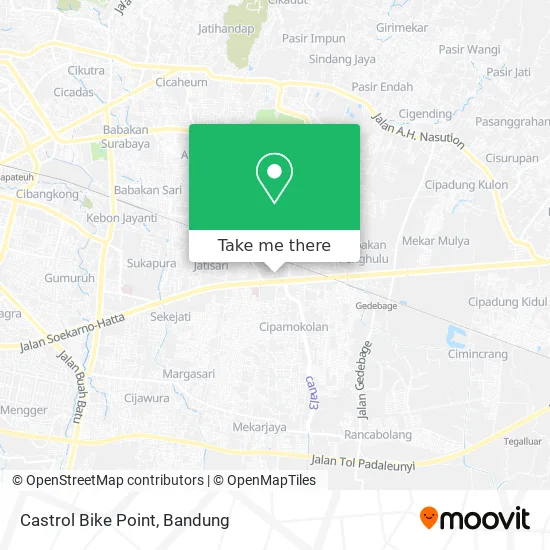 Castrol Bike Point map