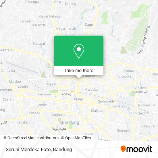 Seruni Merdeka Foto map