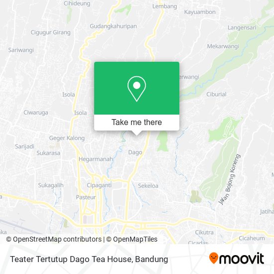 Teater Tertutup Dago Tea House map