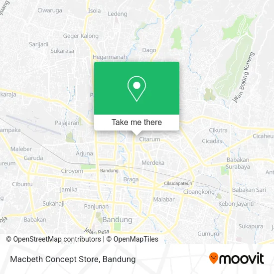 Macbeth Concept Store map