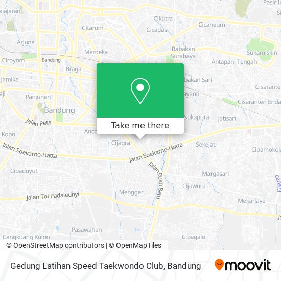 Gedung Latihan Speed Taekwondo Club map