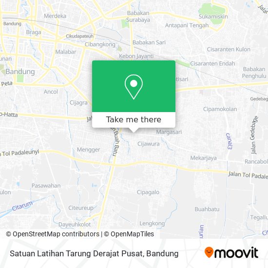 Satuan Latihan Tarung Derajat Pusat map