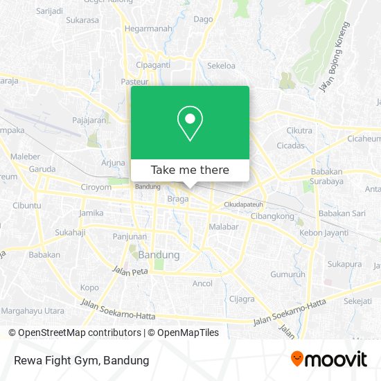 Rewa Fight Gym map