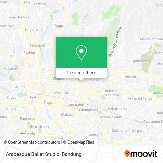 Arabesque Ballet Studio map