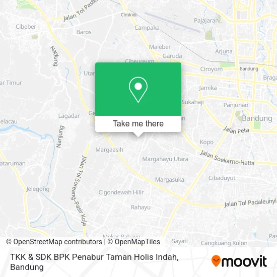 TKK & SDK BPK Penabur Taman Holis Indah map