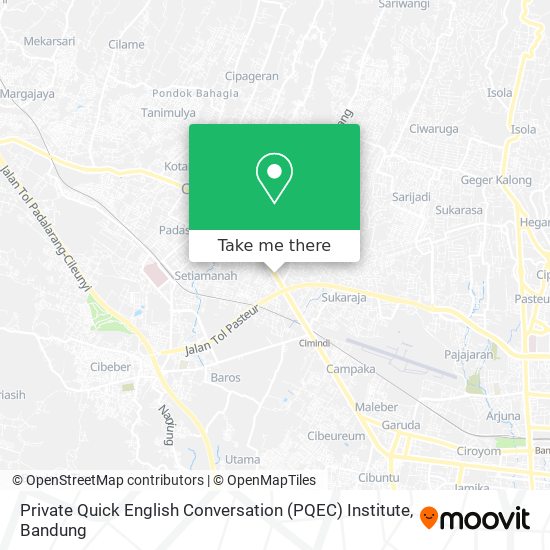 Private Quick English Conversation (PQEC) Institute map
