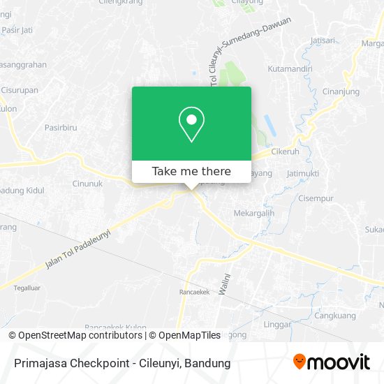 Primajasa Checkpoint - Cileunyi map