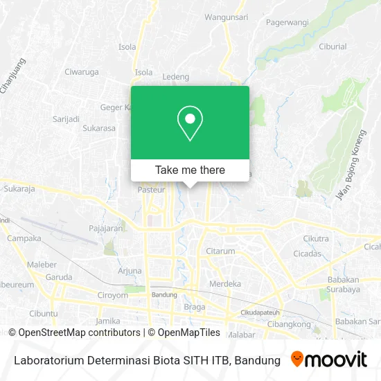 Laboratorium Determinasi Biota SITH ITB map