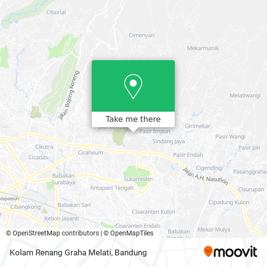 Kolam Renang Graha Melati map