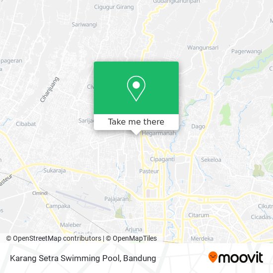 Karang Setra Swimming Pool map