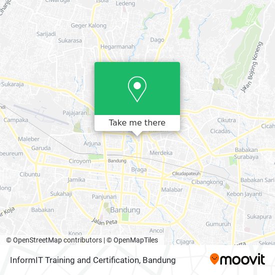 InformIT Training and Certification map