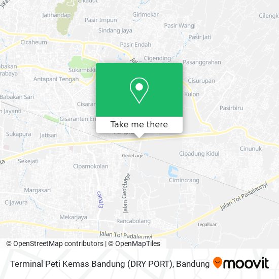 Terminal Peti Kemas Bandung (DRY PORT) map