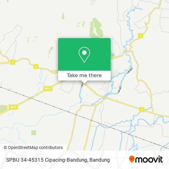 SPBU 34-45315 Cipacing-Bandung map