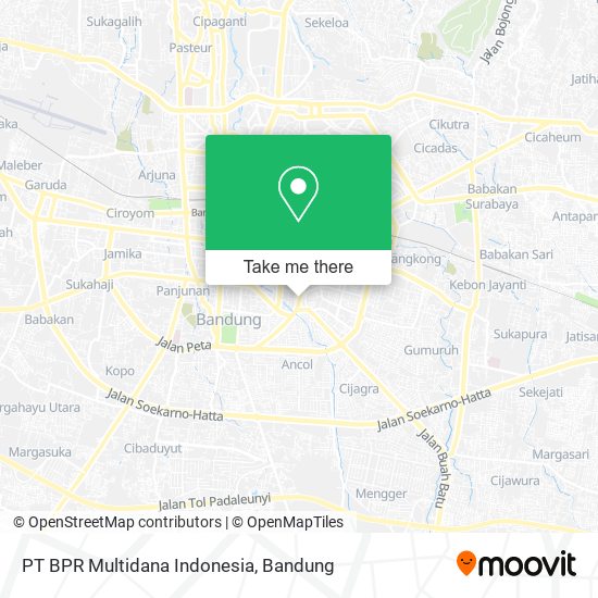 PT BPR Multidana Indonesia map
