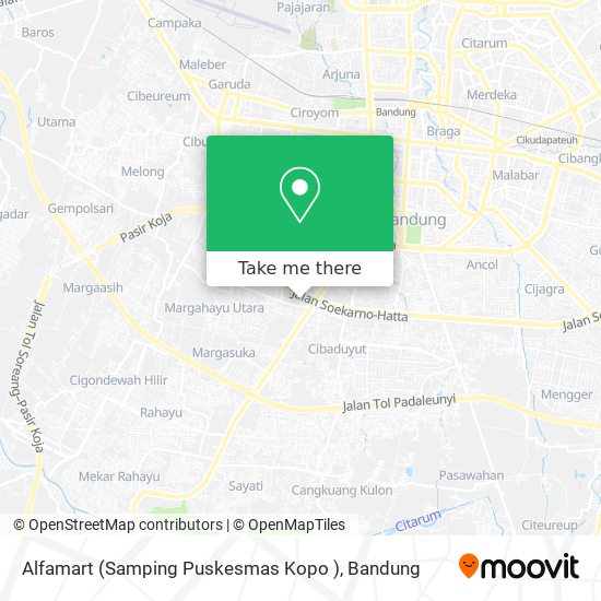 Alfamart (Samping Puskesmas Kopo ) map
