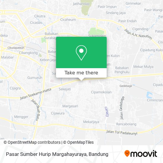 Pasar Sumber Hurip Margahayuraya map