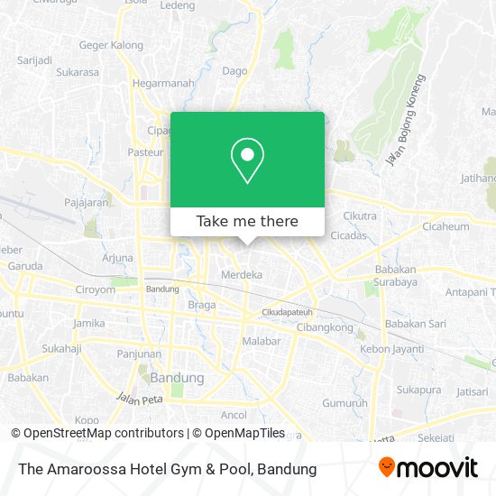 The Amaroossa Hotel Gym & Pool map