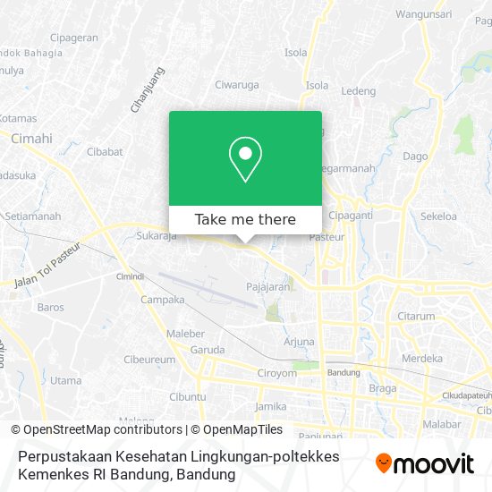 Perpustakaan Kesehatan Lingkungan-poltekkes Kemenkes RI Bandung map